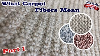 What Carpet Fibers Mean Part 1 [upl. by Yattirb]