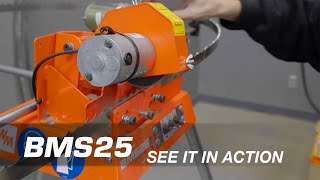 BMS25 Automatic Bandsaw Blade Sharpener in Action  WoodMizer [upl. by Erodavlas]