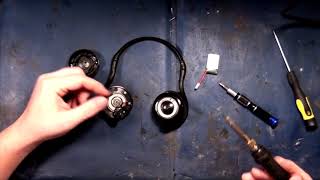 Replacing the battery in BlueTooth Headphones [upl. by Idnek]