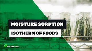 Moisture Sorption Isotherm of Foods [upl. by Glick]