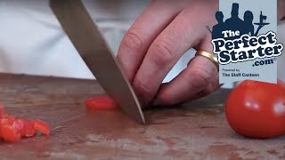 How to cut tomato concasse [upl. by Enwad184]