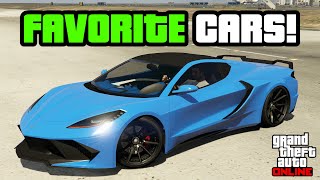 GTA 5  My Top 10 FAVORITE Cars in GTA Online [upl. by Yendic]