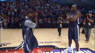 Best Dance Off Shaq and LeBron vs Detroit Pistons Fan and Usher [upl. by Renrag481]