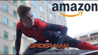 SPIDERMAN FAR FROM HOME AMAZON SUIT UNBOXING [upl. by Henley]