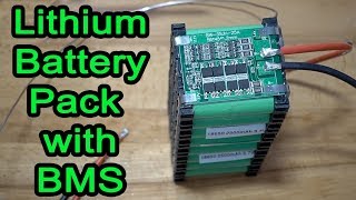 How to build an 18650 Lithium Battery Pack with BMS [upl. by Eserrehs]