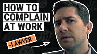 How to Complain at Work Properly [upl. by Llertak]