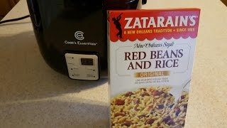 ZATARAINS RED BEANS AND RICE Cooks Essentials 5 cup Digital Perfect Cooker [upl. by Nylcaj]