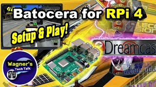 Setup Batocera on a Raspberry Pi 4  Pi4 Setup  Gameplay [upl. by Litton]