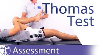 Thomas Test  Iliopsoas Tightness [upl. by Anayik]