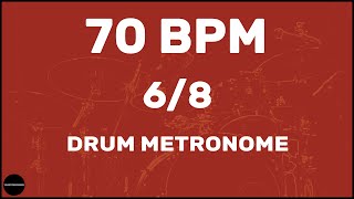 68  Drum Metronome Loop  70 BPM [upl. by Naenaj76]