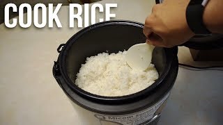 How to Cook Rice in a Rice Cooker [upl. by Ardena15]