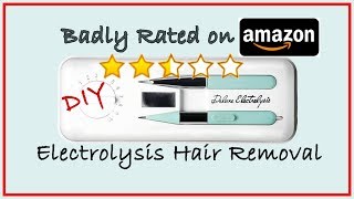 DIY Electrolysis Permanent Hair Removal with Badly Rated Amazon Kit  PalsLivesLife [upl. by Ric944]