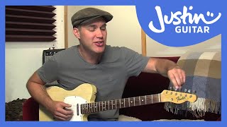 How to Tune Your Guitar To Open E Tuning  Guitar Lesson ES033 [upl. by Aitel]