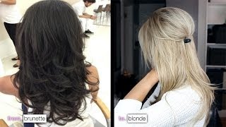 DIY from Brunette to Blonde amp how I maintain my color [upl. by Dorison]