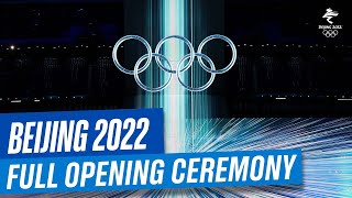 Beijing2022 Opening Ceremony  Full Replay [upl. by Melia]