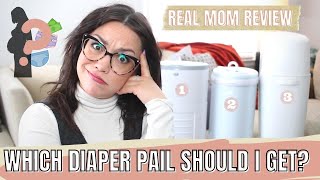 The best diaper pail  Mom Reviews Diaper Genie Ubbi Dekor  Baby Registry Must Have [upl. by Adnerb48]