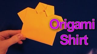 Origami Kosulja Od Papira  How To Make Shirt HD [upl. by Chirlin]