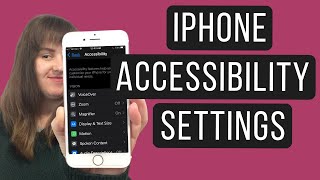 iPhone ACCESSIBILITY SETTINGS FOR THE BLIND AND VISUALLY IMPAIRED [upl. by Lehman]