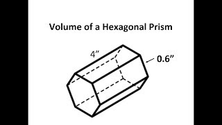 How to Find the Volume of Hexagonal Prism [upl. by Ewart159]