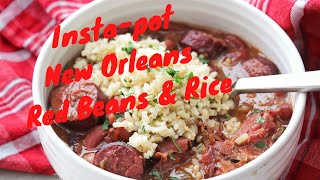 Instant pot New Orleans Red Beans amp Rice [upl. by Jonie]