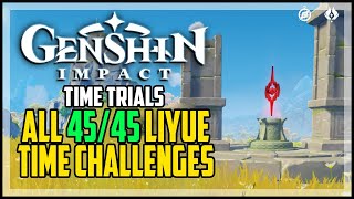 Genshin Impact All Time Trial Challenges in Liyue [upl. by Nash]