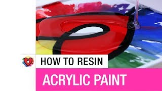 How To Resin Acrylic Paint [upl. by Ainevul]