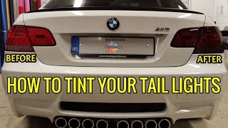 How to Wrap Headlight  Tail Light Tint Film using Chromatics L1000 Smoked Vinyl  Car Wrap Direct [upl. by Pelletier476]