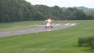 Learjet 31 High Performance Takeoff [upl. by Greenland]