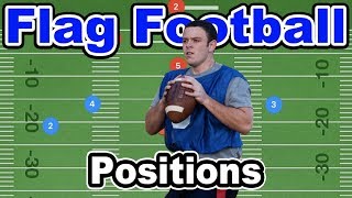 Offensive Positions in Flag Football [upl. by Collyer635]