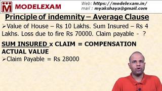 Insurance Concepts  Principle of indemnity [upl. by Thibaut433]