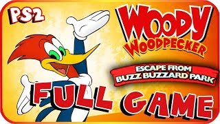 Woody Woodpecker Escape from Buzz Buzzard Park FULL GAME Longplay PS2 PC [upl. by Yelsnit439]