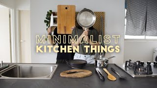 Minimalist Kitchen Essentials  Our 10 Favourite Basic Cooking Utensils [upl. by Annwahs]