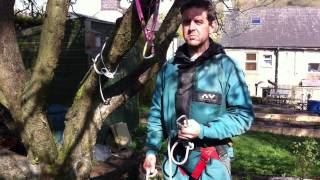 Tying Caving Cowstails for Single Rope Technique [upl. by Necaj]