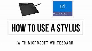 How to use Stylus with Microsoft Whiteboard [upl. by Hannavahs]