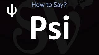 How to Pronounce Psi CORRECTLY  ψ Greek Alphabet Pronunciation [upl. by Stichter311]