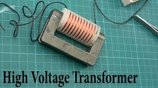 How to make a High Voltage Transformer [upl. by Anead]