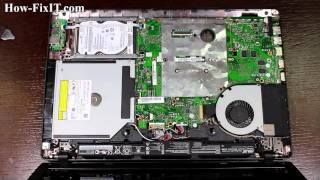 Reset BIOS settings Asus R510 laptop  CMOS battery replacement [upl. by Nolasba]