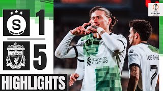 Darwin Nunez Double  Sparta Prague 15 Liverpool  Highlights [upl. by Sello]