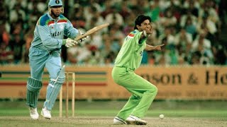 Classic Wasim Akram  ICC Mens Cricket World Cup 1992 [upl. by Kerrie]