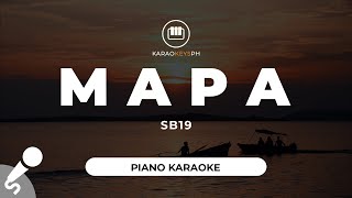 MAPA  SB19 Piano Karaoke [upl. by Edric]