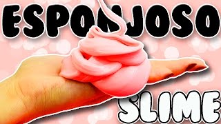 Tutorial Haz SLIME ESPONJOSO facil  Sin BORAX [upl. by Urd664]