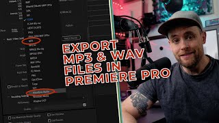 How to Export WAV or MP3 Audio From Adobe Premiere Pro  Shorts [upl. by Amal]