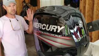 Mercury 115 Outboard Maintenance [upl. by Eirb]