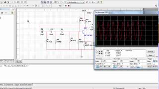 Simple Circuit Design of RC Phase Shift OSCILLATOR Using Multisim [upl. by Notanhoj498]