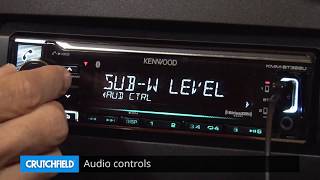 Kenwood KMMBT322U Display and Controls Demo  Crutchfield Video [upl. by Hindorff504]