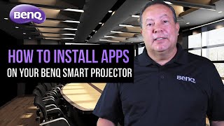 How to Install Apps on your BenQ Smart Projector [upl. by Noremmac]