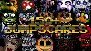 FNaF 150 Fangames Jumpscares 2014  2022 [upl. by Eednil]