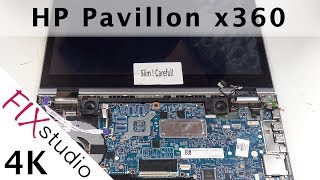 HP Pavillon x360 Convertible  display replacement [upl. by Stanzel]