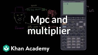 MPC and multiplier  Macroeconomics  Khan Academy [upl. by Hugh]