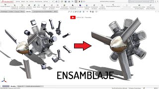 Tutorial de ensamblaje  SolidWorks [upl. by Silver]